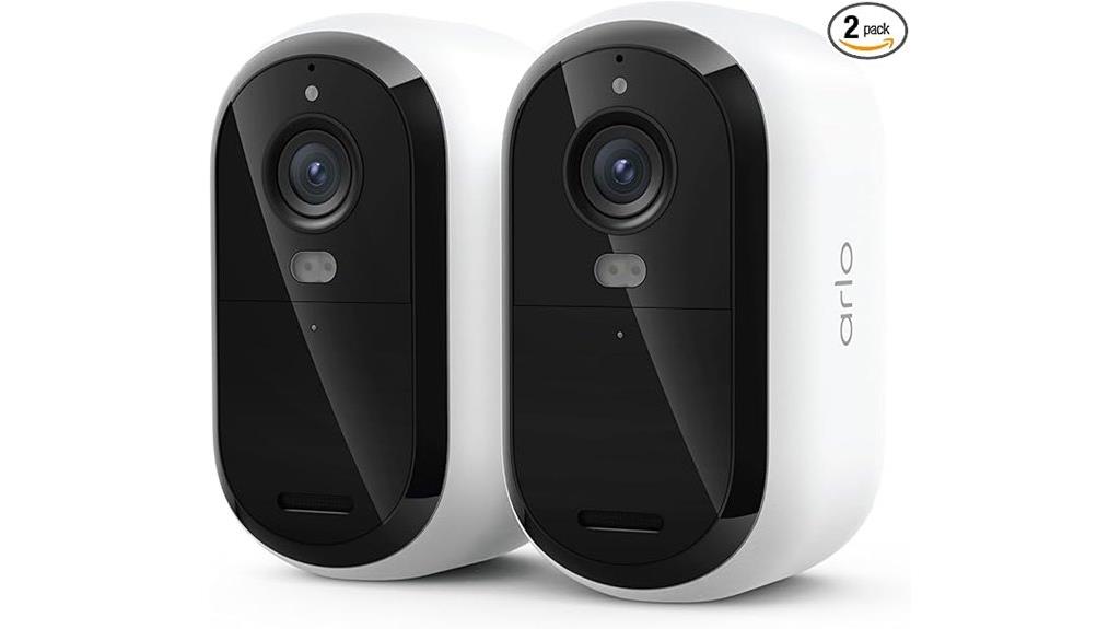 two pack arlo essential cameras