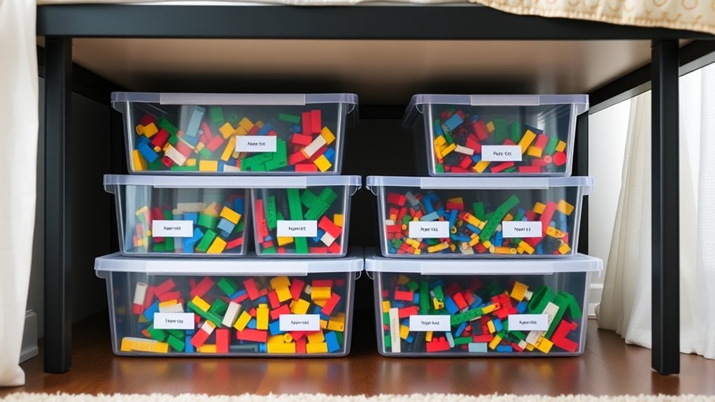 under bed storage for lego
