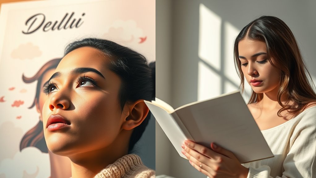 unrealistic beliefs versus confidence