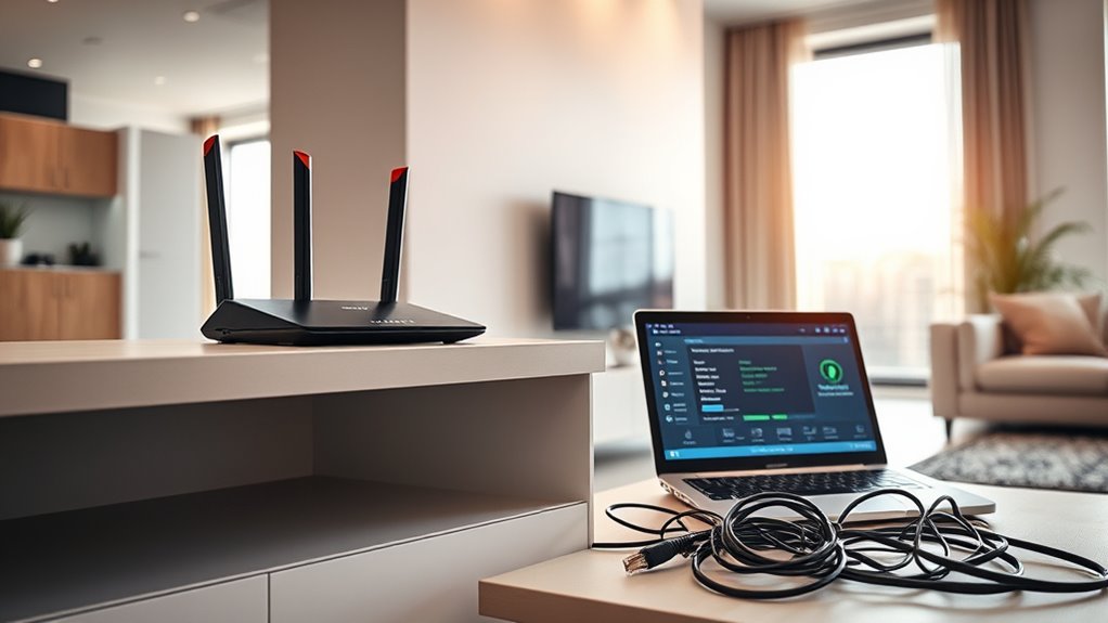 update firmware and network settings