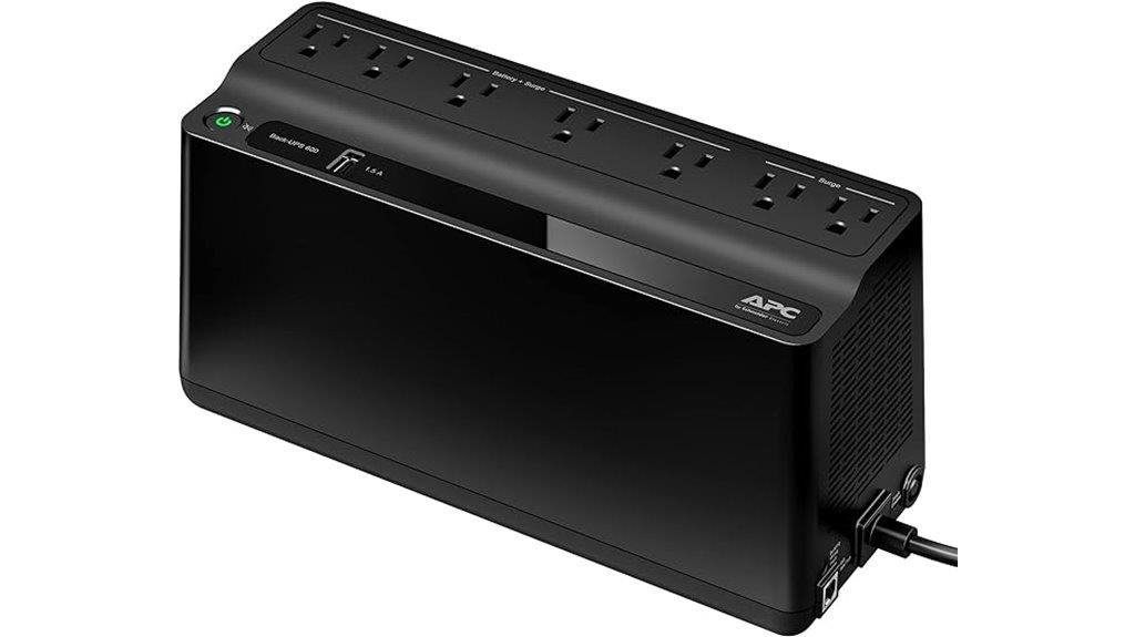 ups battery backup surge