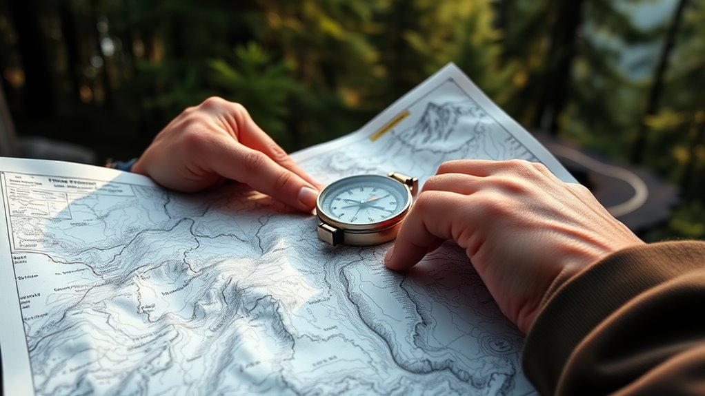 use landmarks and terrain