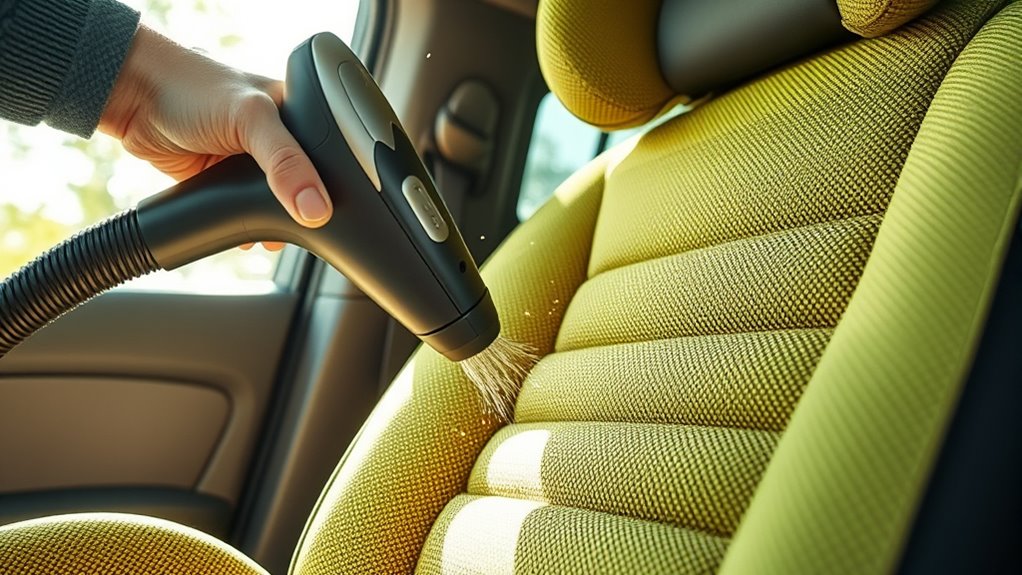 vacuum and shake out