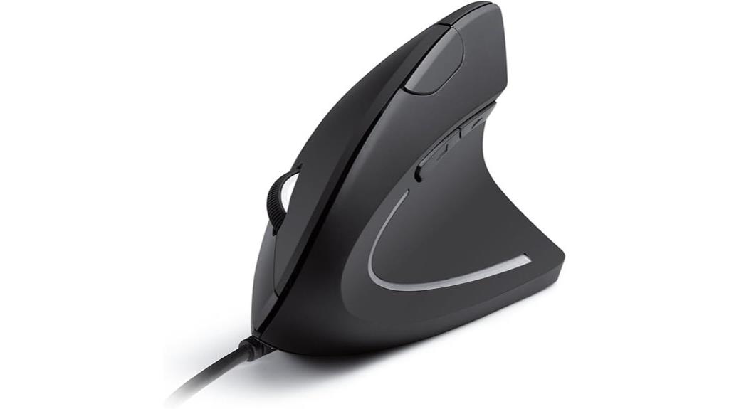 vertical usb mouse with dpi
