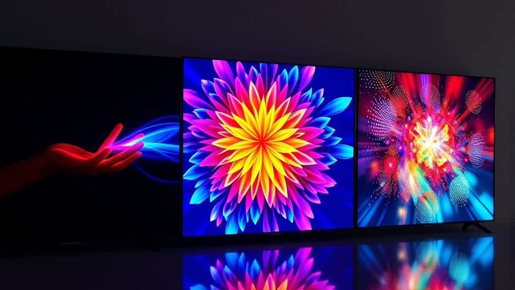 vivid bright color display