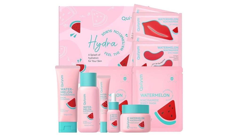 watermelon niacinamide skincare sets