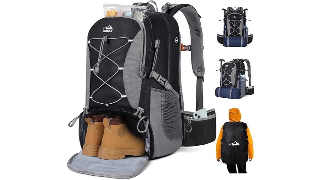 waterproof 50l hiking backpack