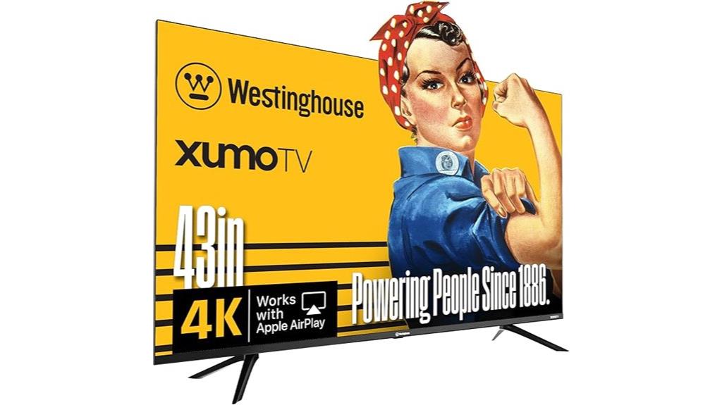westinghouse 43 inch 4k tv