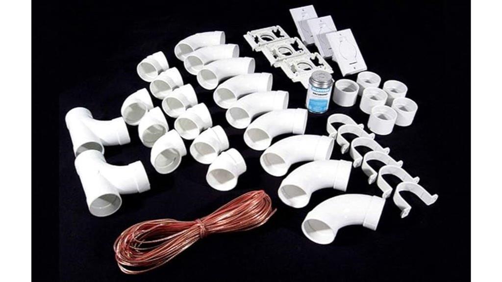 white central vacuum fittings