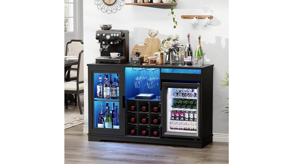 wine storage with fridge