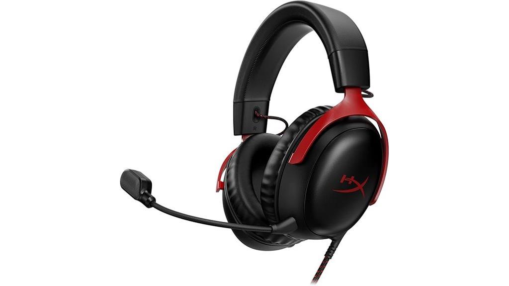 wired black red gaming