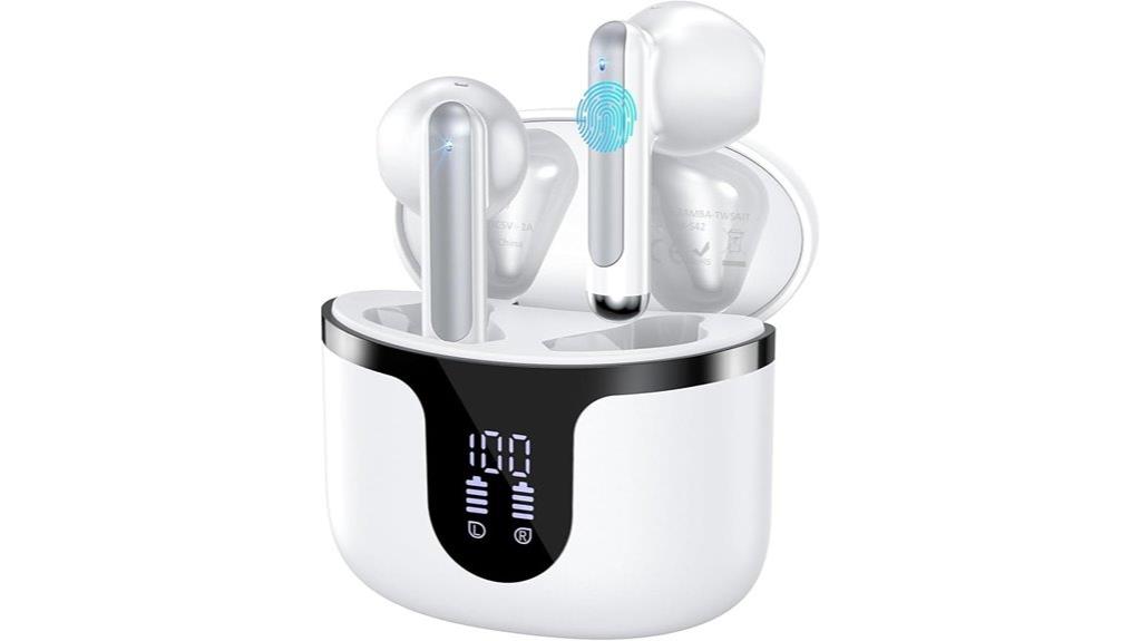 wireless bluetooth earbuds with noise cancellation