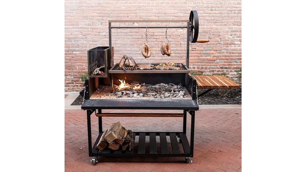 wood fire bbq grill