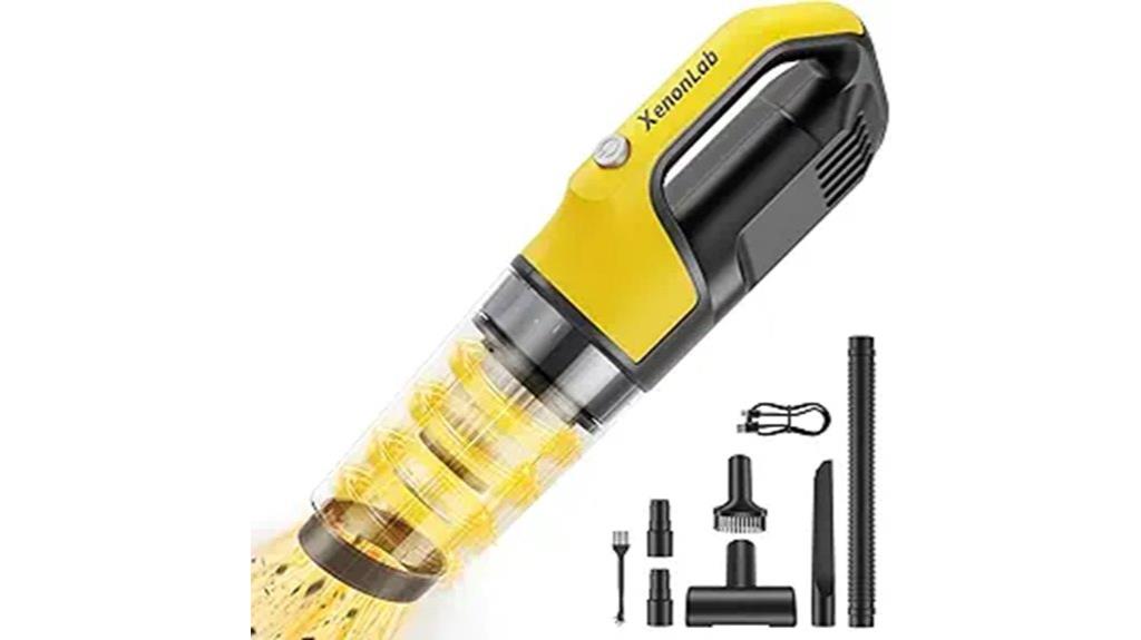 yellow 4 in 1 cordless vacuum