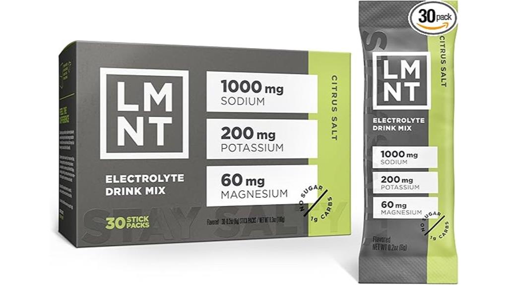 zero sugar citrus electrolytes