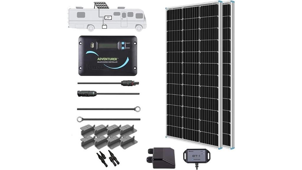 200w monocrystalline rv panel