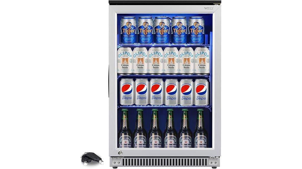 20 inch beverage cooler