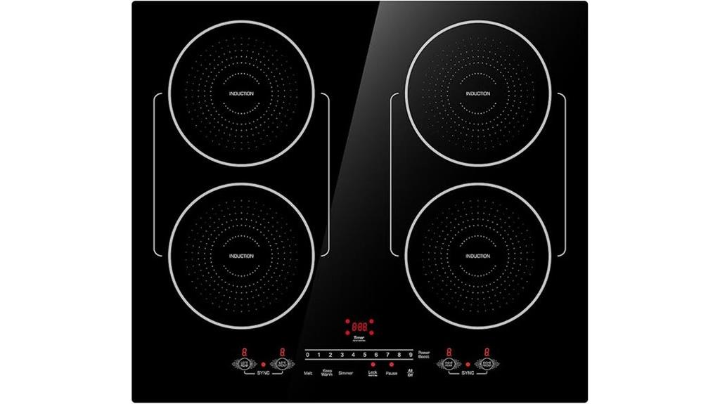 24 inch four burner stove