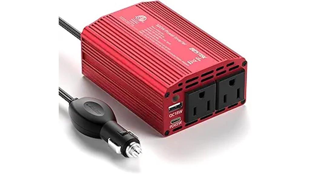 300w usb c car inverter