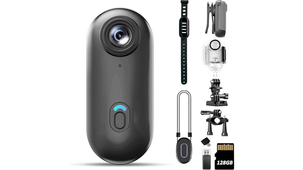 4k waterproof body camera