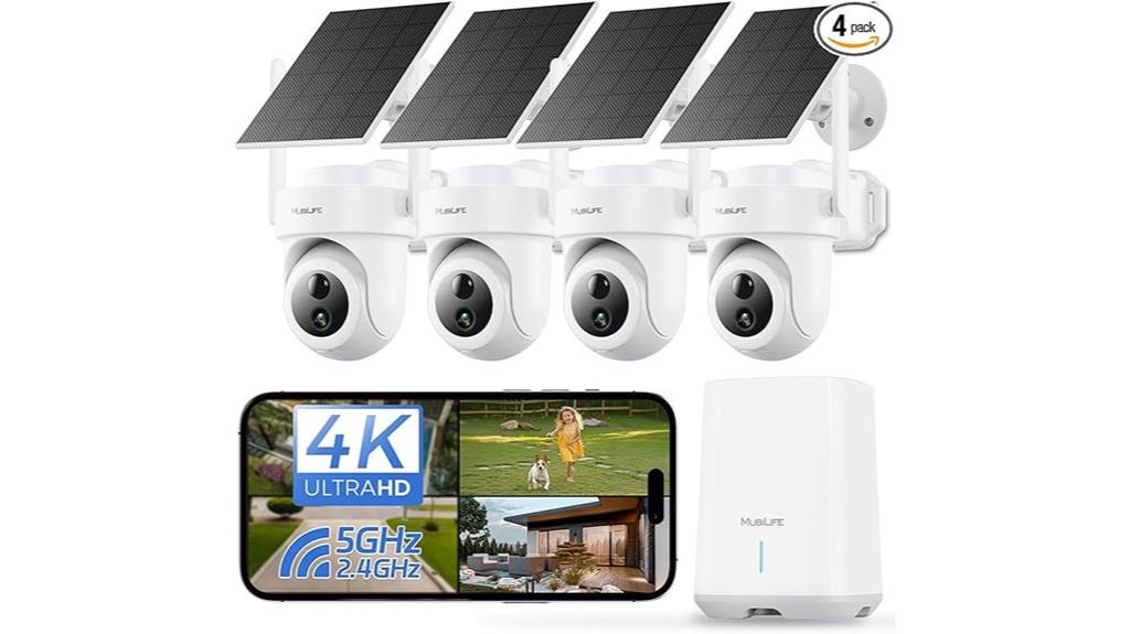 4k wireless outdoor security