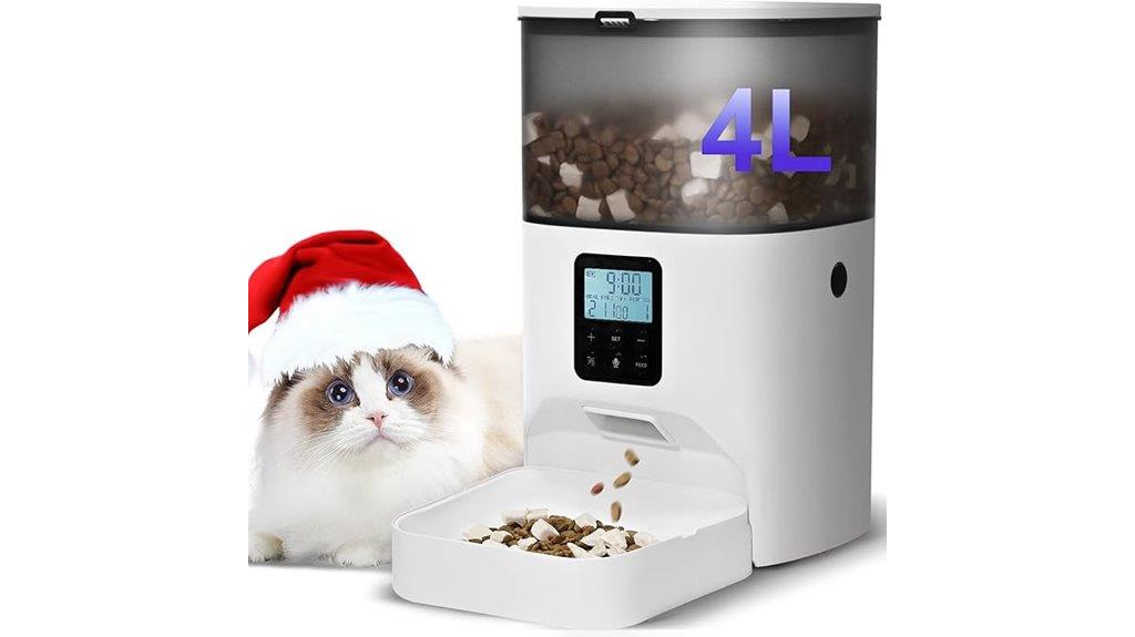 4l voice recording cat feeder
