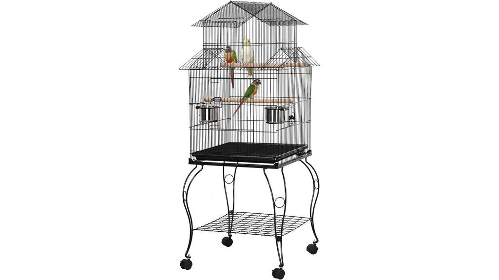 55 inch rolling bird cage