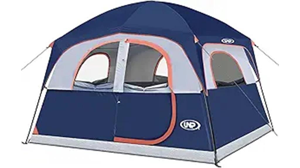 6 person waterproof camping tent