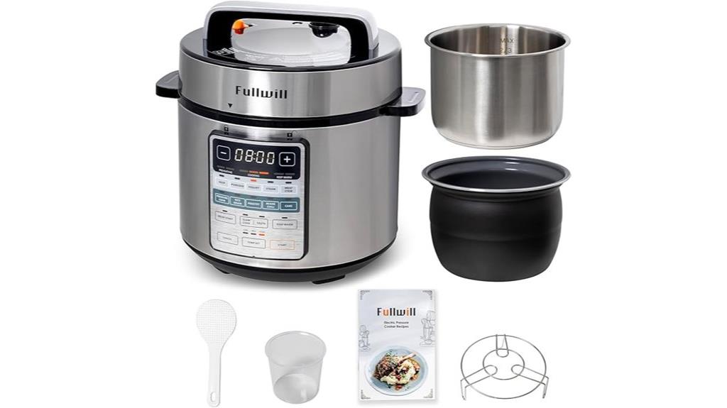 6 quart dual pot cooker