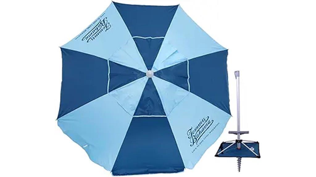7 ft fiberglass beach umbrella