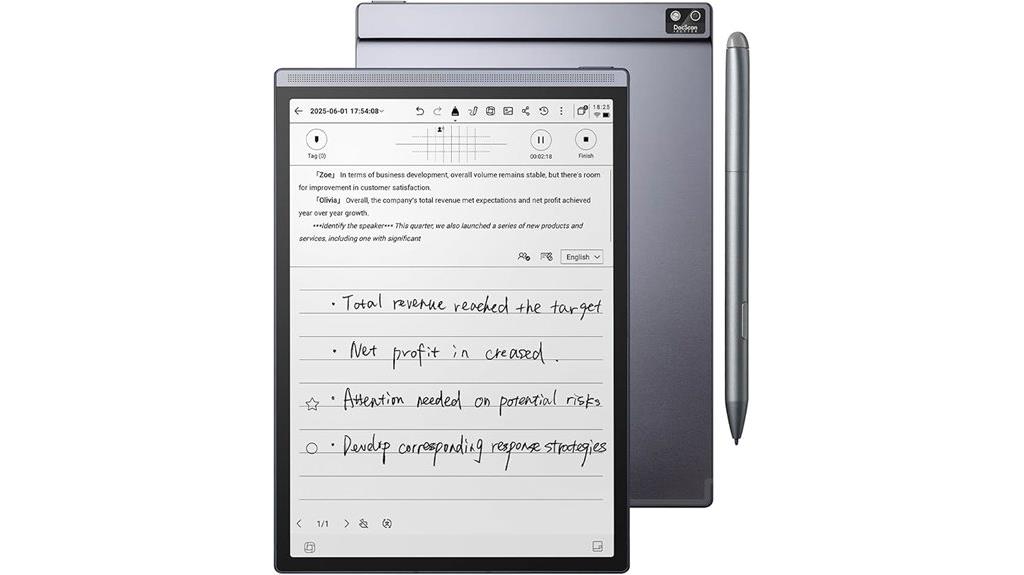 8 2 inch ai e ink tablet