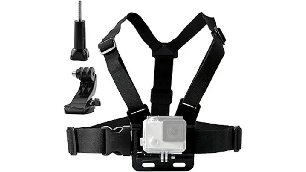 adjustable chest mount harness