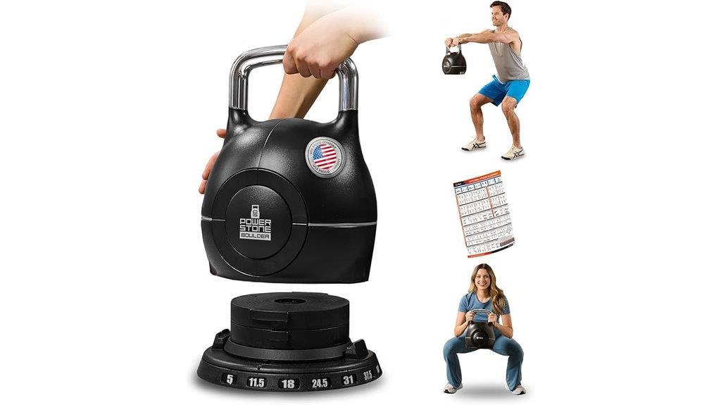 adjustable kettlebell with weights