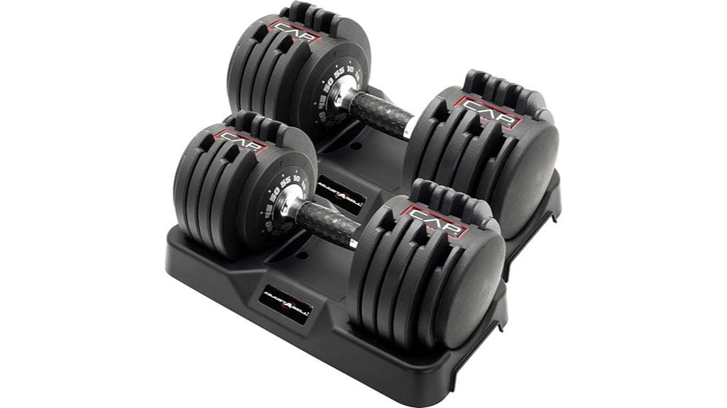 adjustable round dumbbell weights