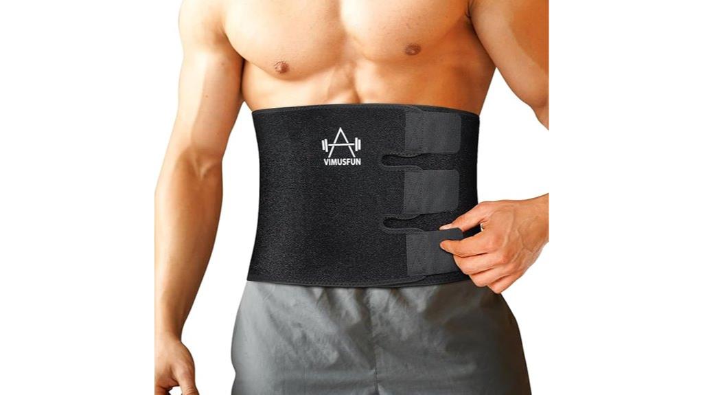 adjustable waist trimmer belt