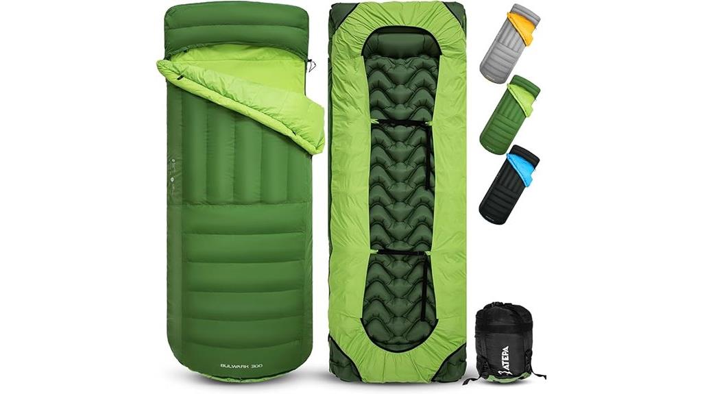 adult sleeping bag down