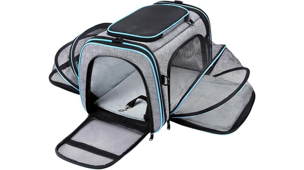 airline approved soft pet carrier