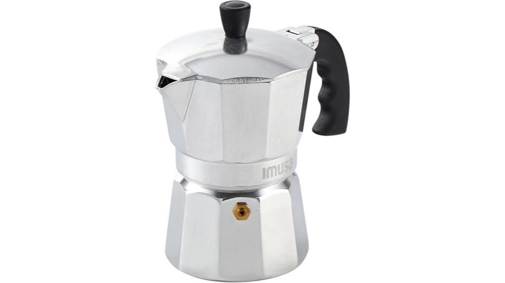aluminum 3 cup espresso maker