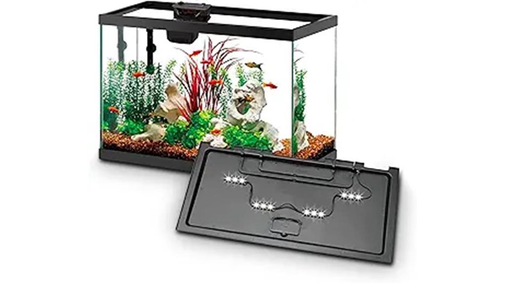 aquarium kit with smart filtration