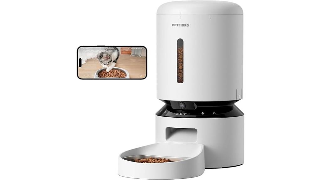 automated cat feeder camera