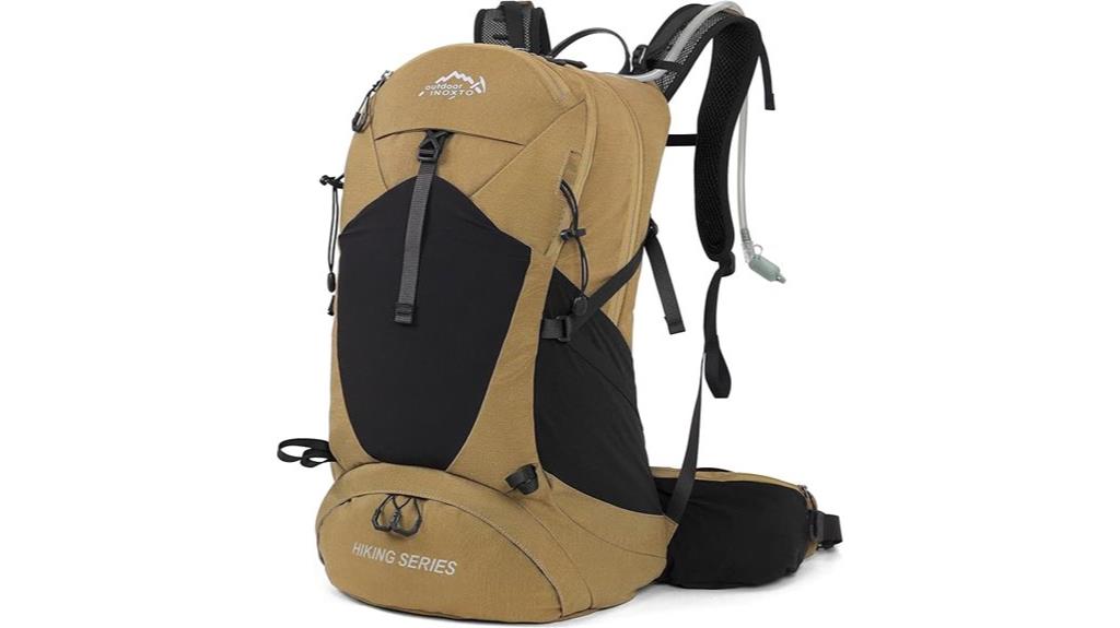 backpack with water cover