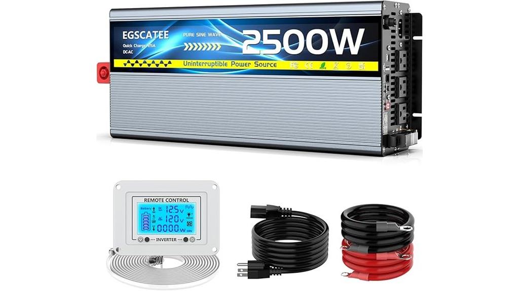 battery backup with lcd