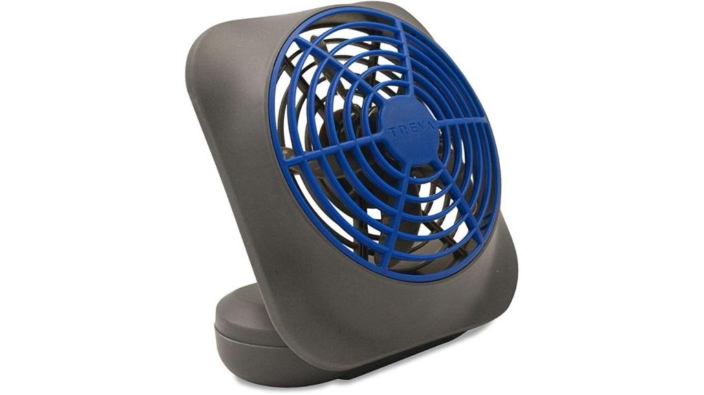 battery powered portable desk fan
