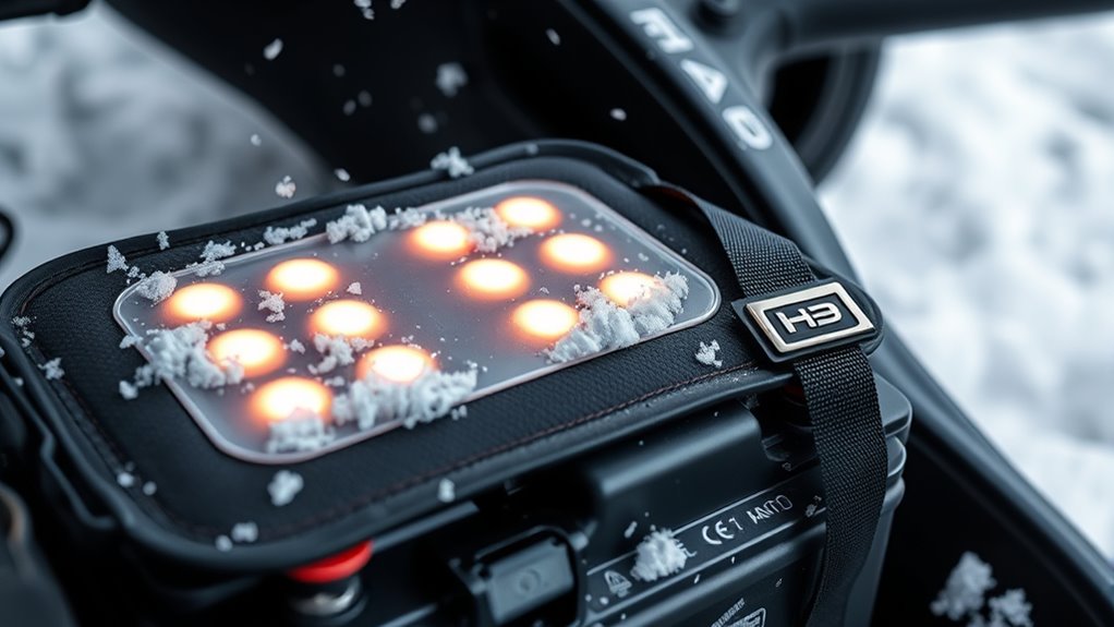 battery warmer pad considerations