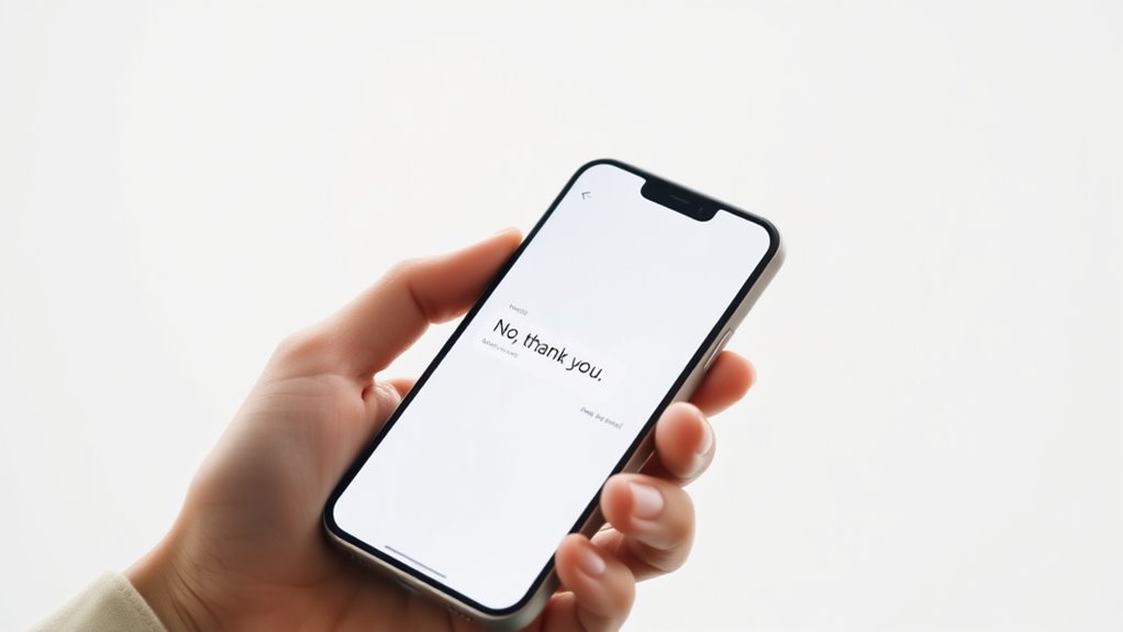 be clear and respectful