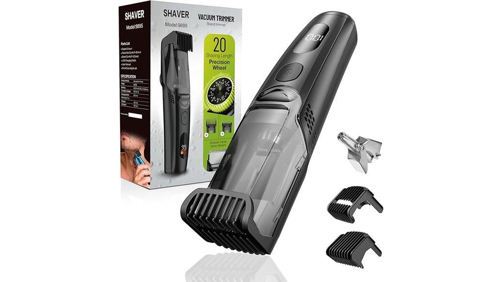 beard trimmer with vacuum