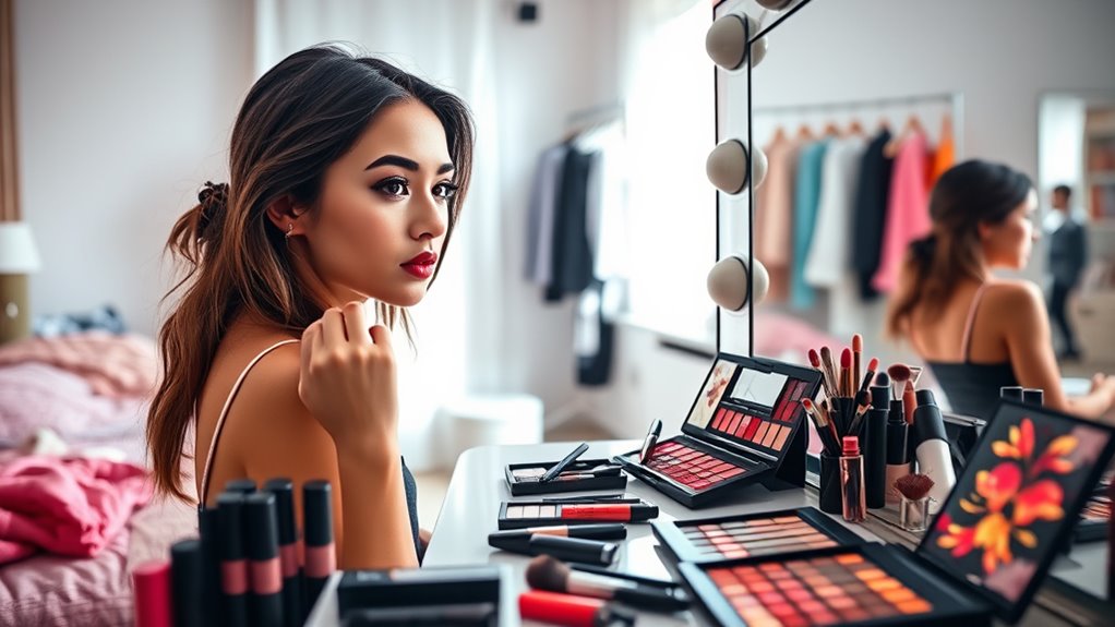 beauty routines and daily life