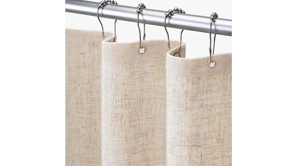 beige boho farmhouse curtain