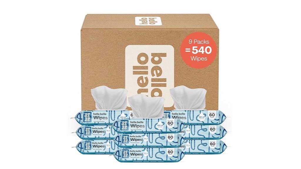 bello unscented baby wipes