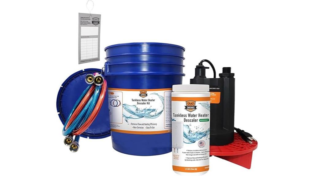 biodegradable tankless water heater descaler